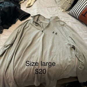 Under armour quarter zip pull over